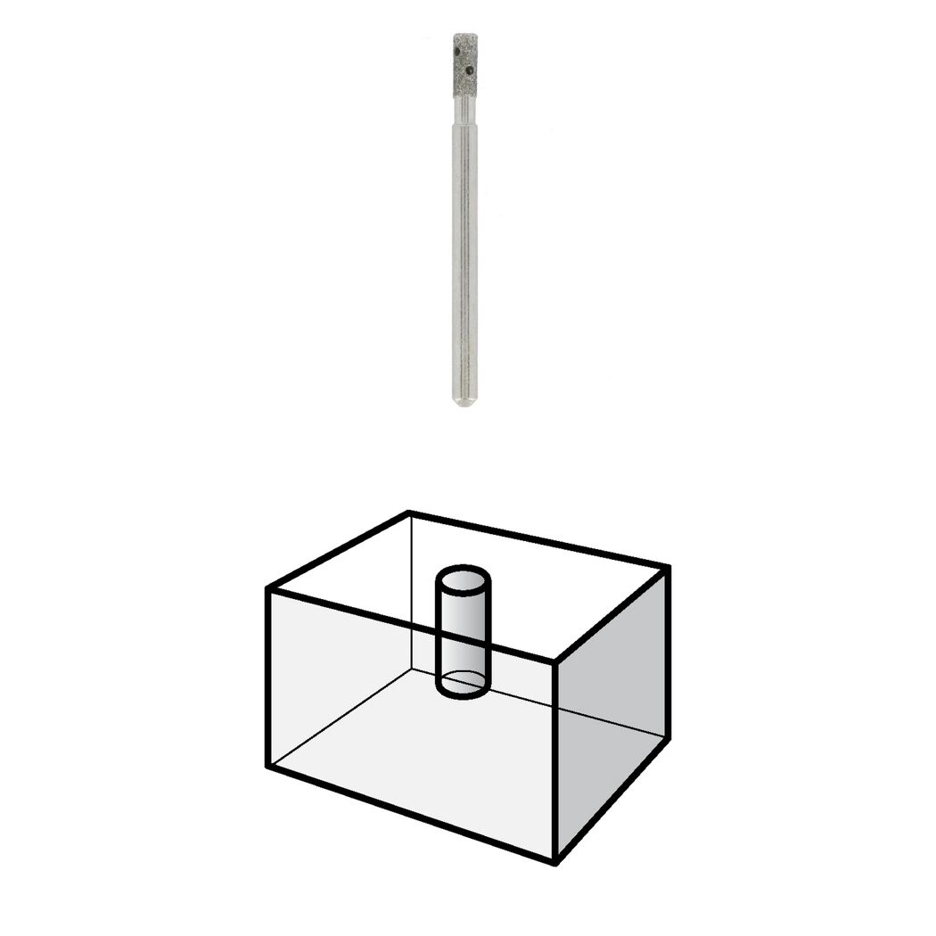 Diamant-Glasbohrer Ø 3,2 mm