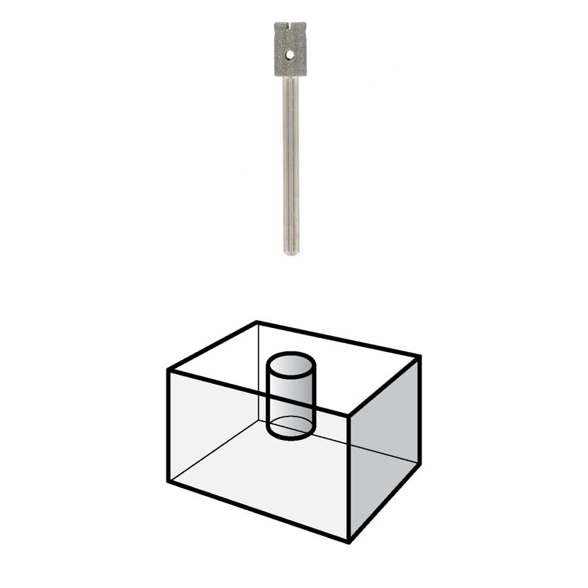 Diamant-Glasbohrer Ø 6,4 mm