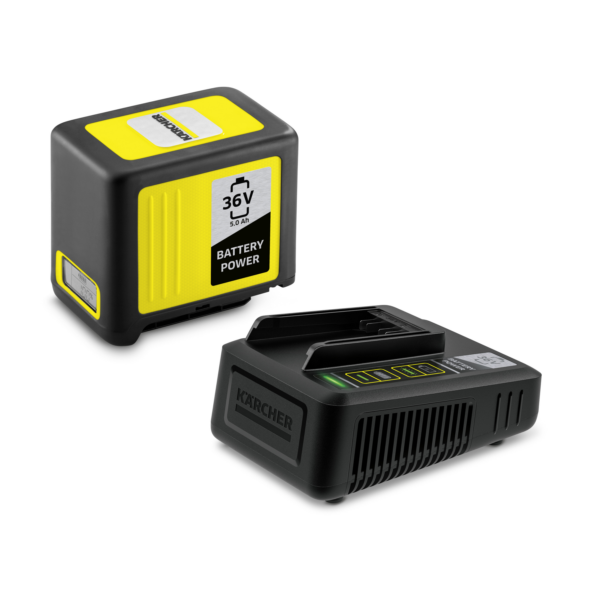 Starter-Kit 'Battery Power 36/50' Wechselakku mit Schnellladegerät, 36 V 5 Ah + product picture