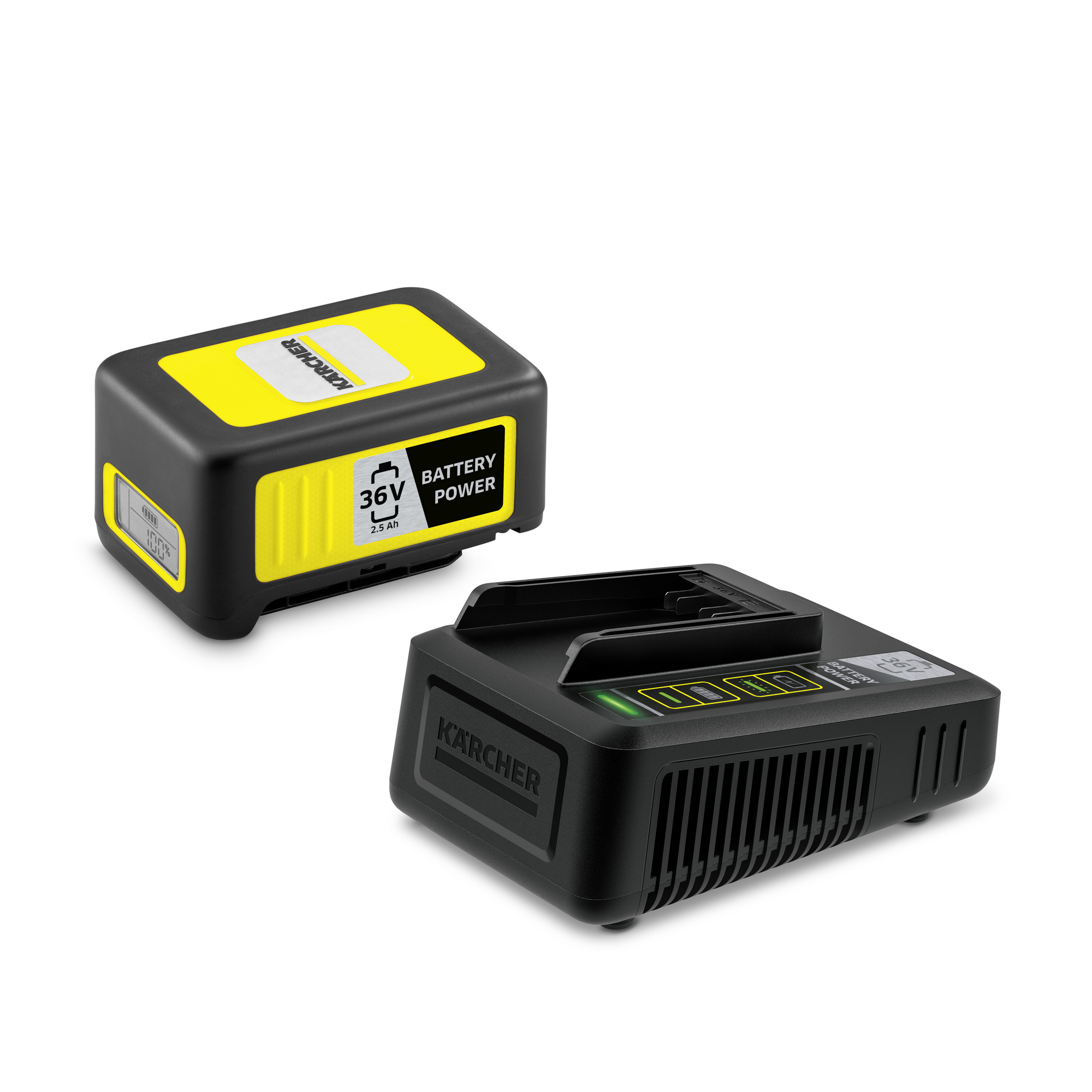 Starter-Kit 'Battery Power 36/25' Wechselakku mit Schnellladegerät, 36 V 2,5 Ah + product picture