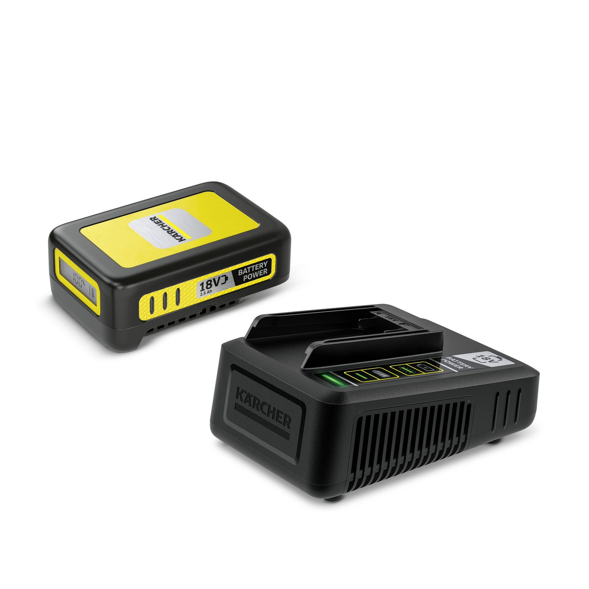 Starter-Kit 'Battery Power 18/25' Wechselakku mit Schnellladegerät, 18 V 2,5 Ah + product picture