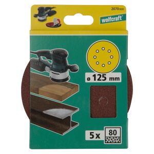 Haft-Schleifscheiben Ø 125 mm, Körnung 80