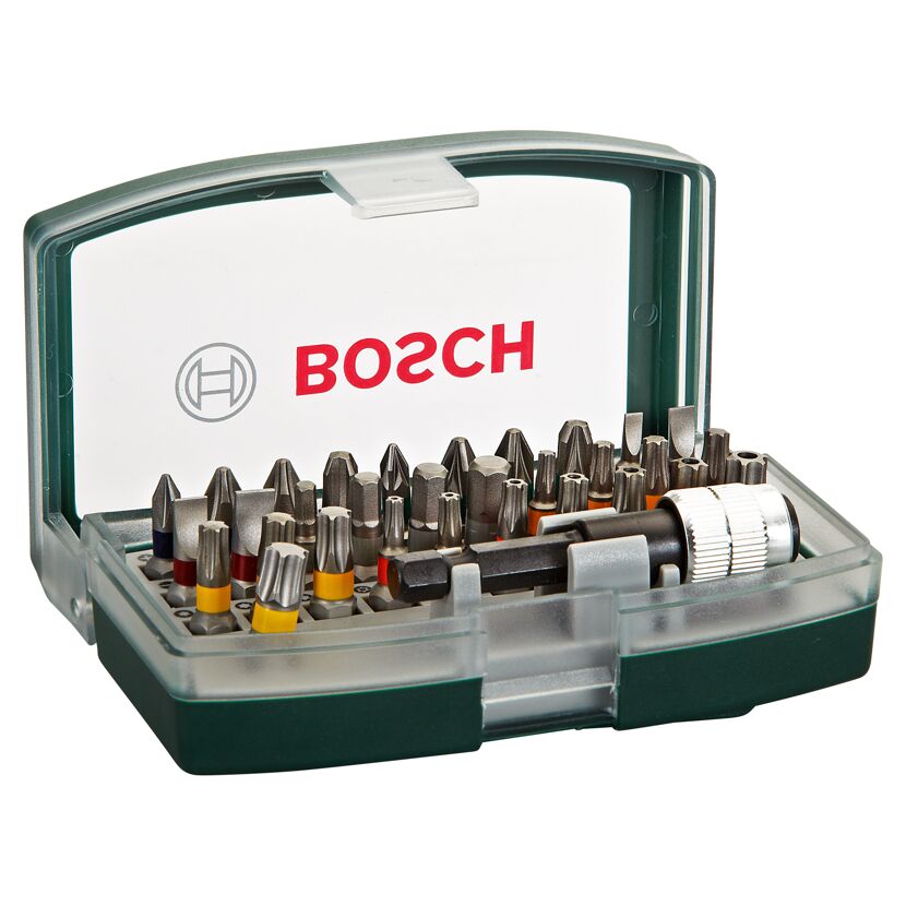 Bosch 32-teiliges Bitset mit Bithalter in Box