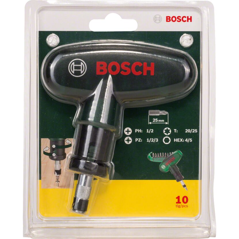 Bosch Hand-Schraubendreher-Set 10-teilig