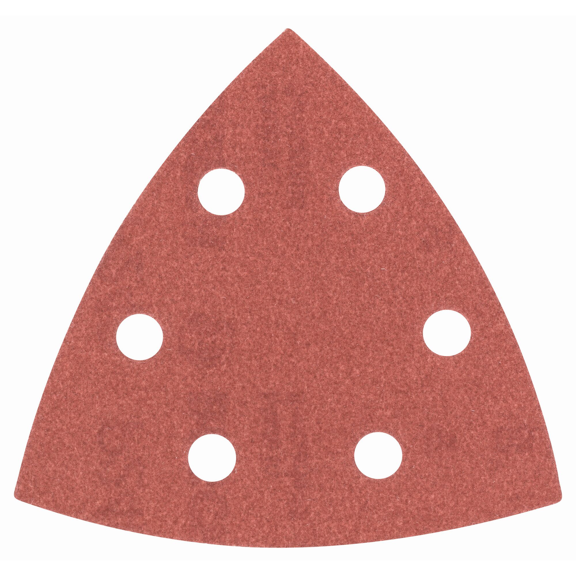 Dreieckiges Schleifpapier mit sechs Löchern