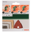 Deltablatt-Set 10,5 cm 6-teilig