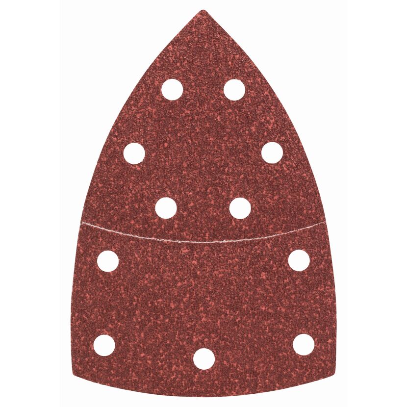 Deltaschleifblatt-Set gelocht 10,2 x 6,2 cm G60 10 Stück
