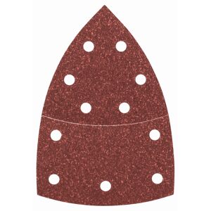 Deltaschleifblatt-Set gelocht 10,2 x 6,2 cm G80 10 Stück