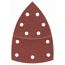 Deltaschleifblatt-Set gelocht 10,2 x 6,2 cm G120 10 Stück