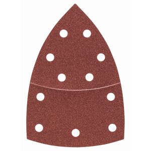 Deltaschleifblatt-Set gelocht 10,2 x 6,2 cm G120 10 Stück