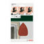 Deltaschleifblatt-Set 5-teilig gelocht 9,5 x 13,5 cm G40
