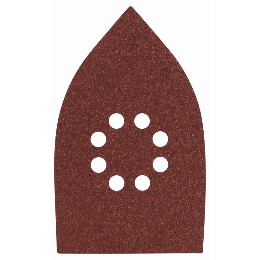 Deltaschleifblatt-Set gelocht 10 x 17 cm G80 5 Stück