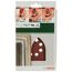 Deltaschleifblatt-Set gelocht 10 x 17 cm G120 5 Stück