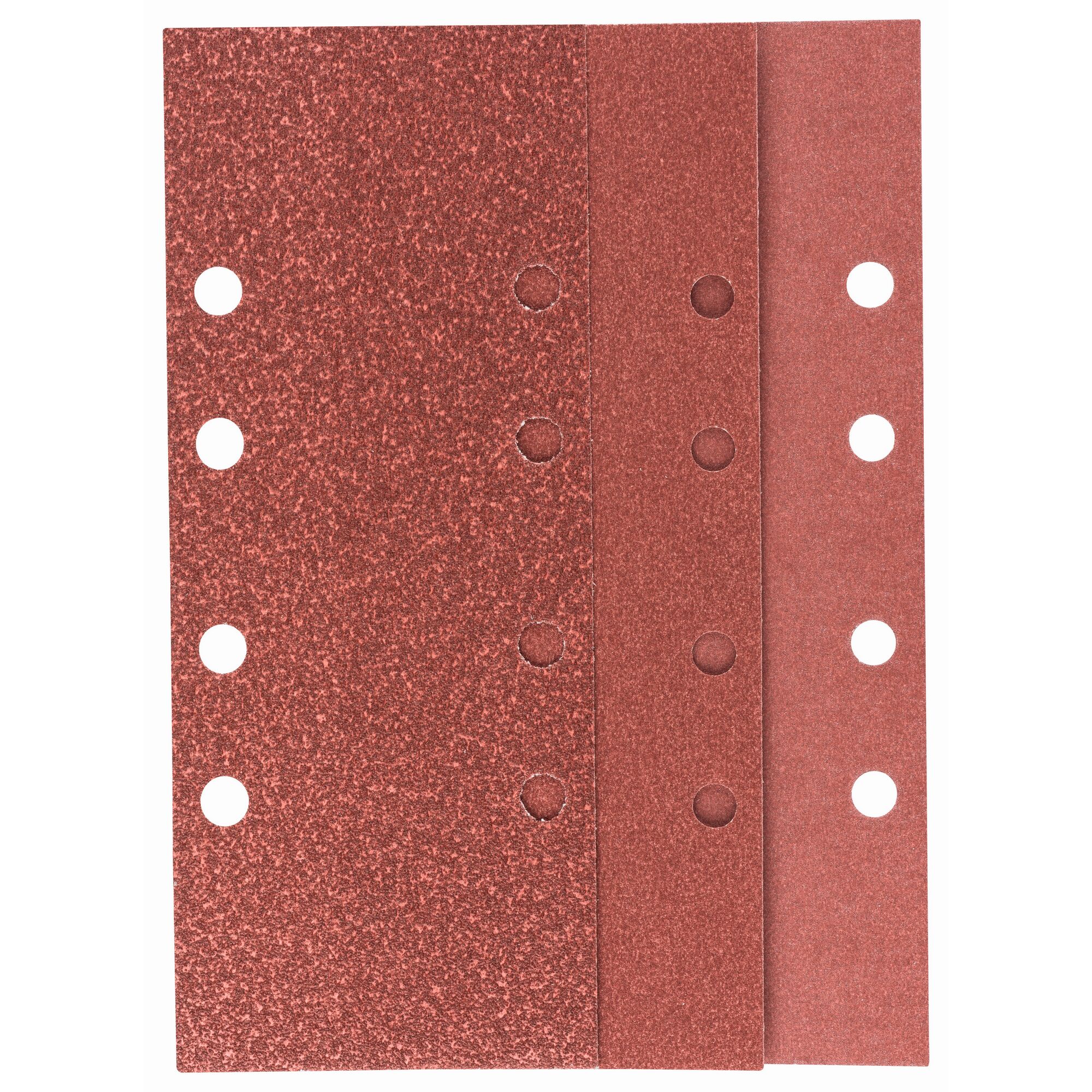 Schleifblätter mit verschiedenen Körnungen