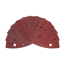 Deltaschleifblatt-Set 'Pro F460' Klett 93 mm G60/80/120/180/G240, 10-teilig