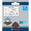 Deltaschleifblatt-Set 'Pro F460' Klett 93 mm G60/80/120/180/G240, 10-teilig