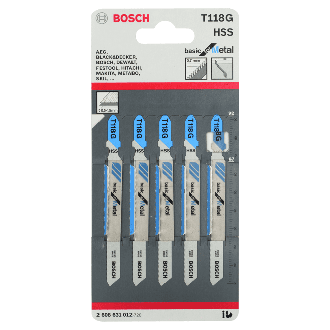 Bild von Stichsägeblatt HSS T118G
