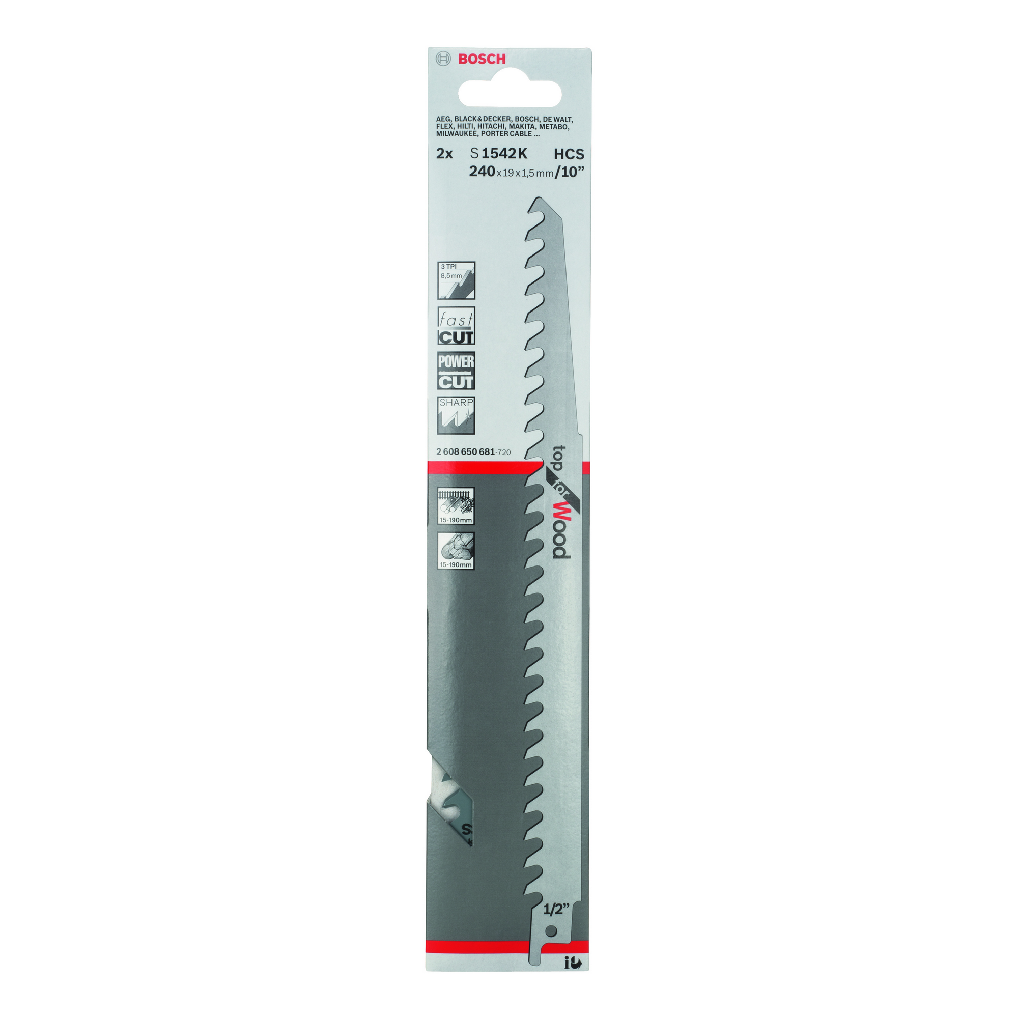 Säbelsägeblatt S1542K