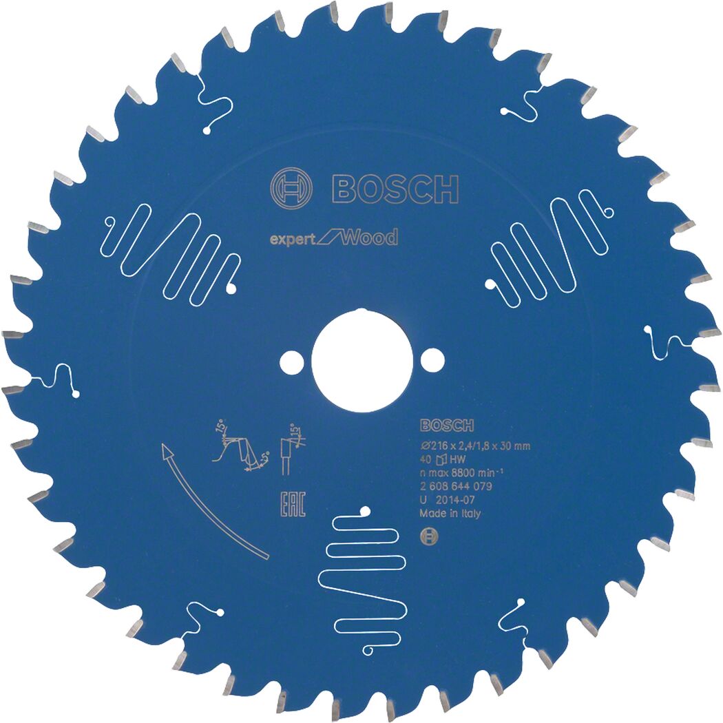 Kreissägeblatt 'Expert for Wood' 216 x 30 mm 40 Zähne