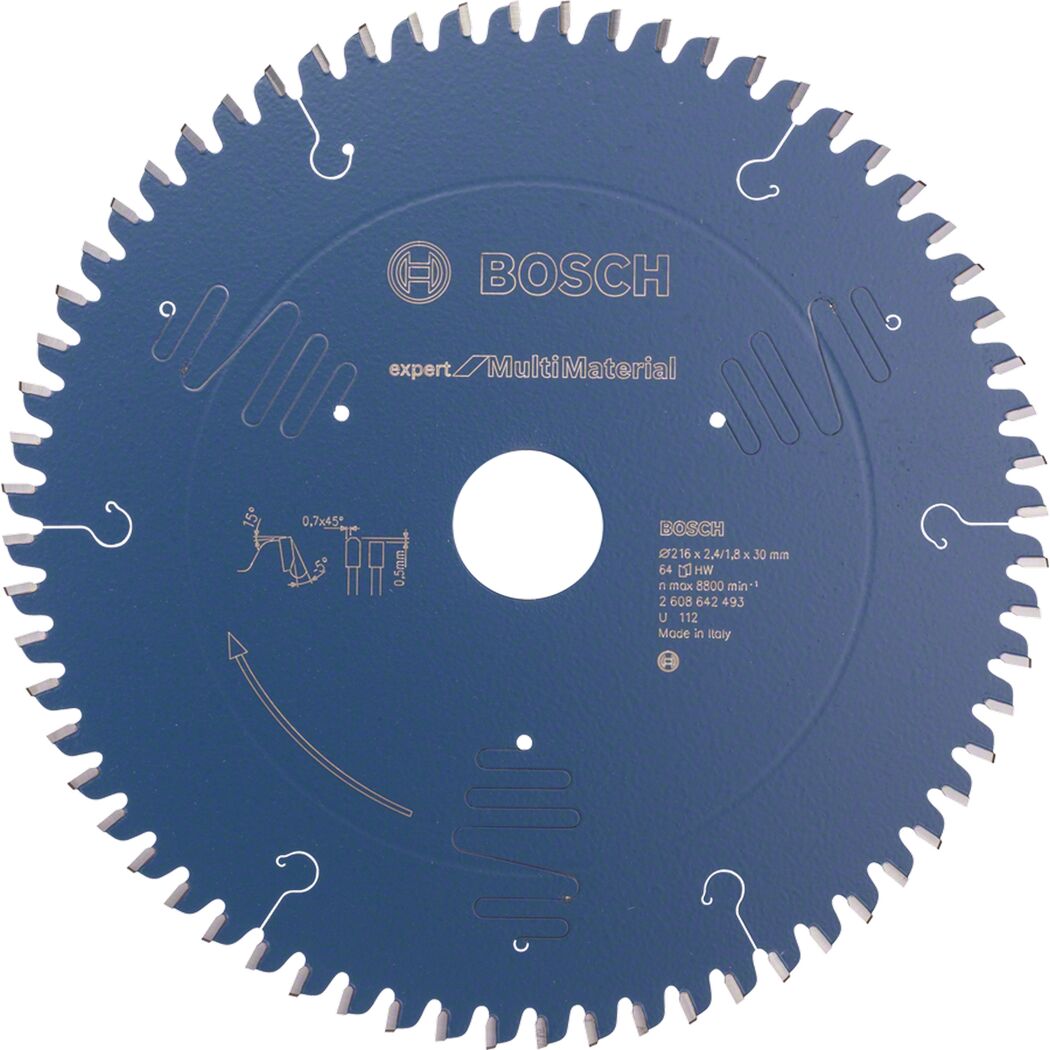 Kreissägeblatt 'Expert for Multi Material' 216 x 30 mm 64 Zähne
