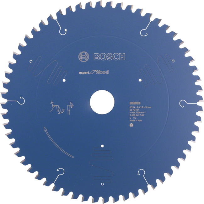 Bild von Kreissägeblatt 'Expert for Wood' 254 x 30 mm 60 Zähne