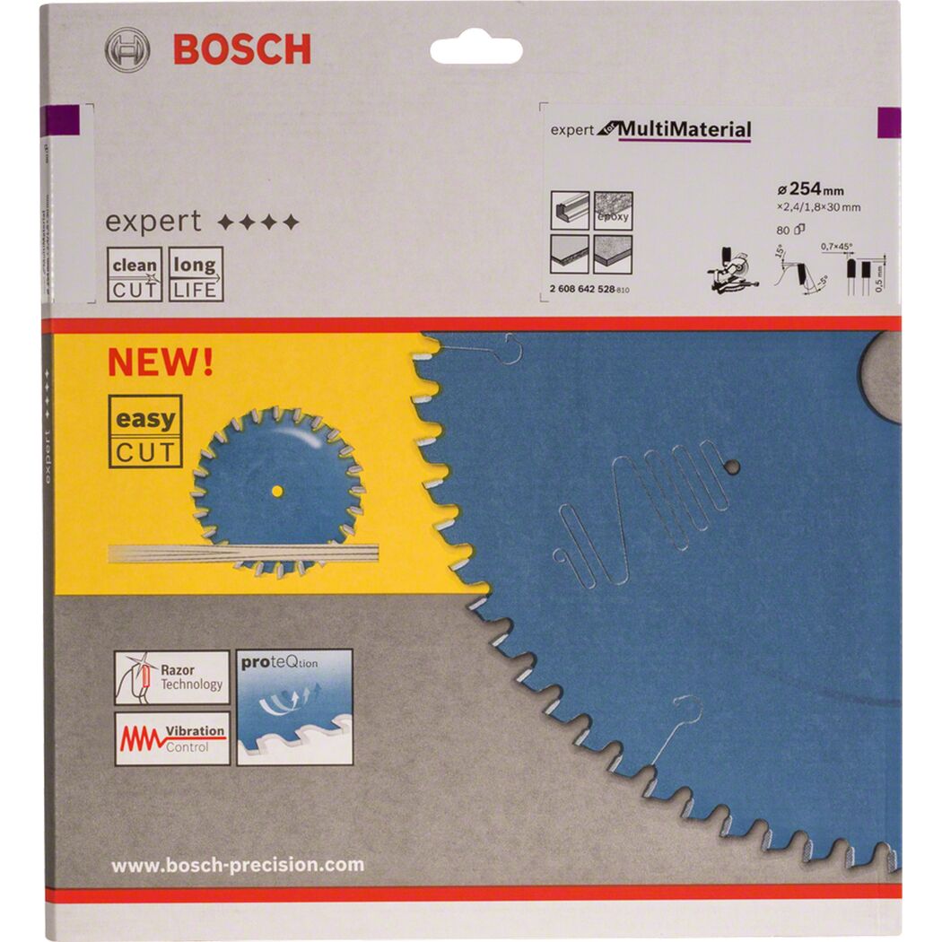 Kreissägeblatt 'Expert for Multi Material' 254 x 30 mm 80 Zähne