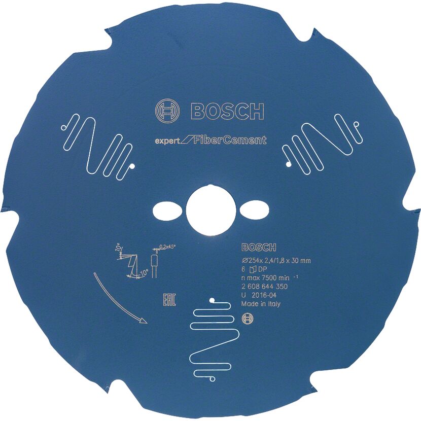 Kreissägeblatt 'Expert for Fiber Cement' 254 x 30 mm 6 Zähne