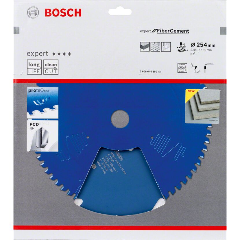 Kreissägeblatt 'Expert for Fiber Cement' 254 x 30 mm 6 Zähne