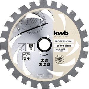 Kreissägeblatt Hartmetall 24 Zähne Ø 160 x 20 mm