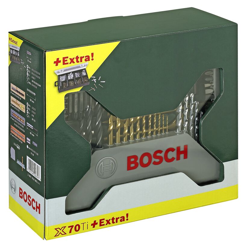 Bohrer- und Bit-Set 70-teilig 'X-Line'