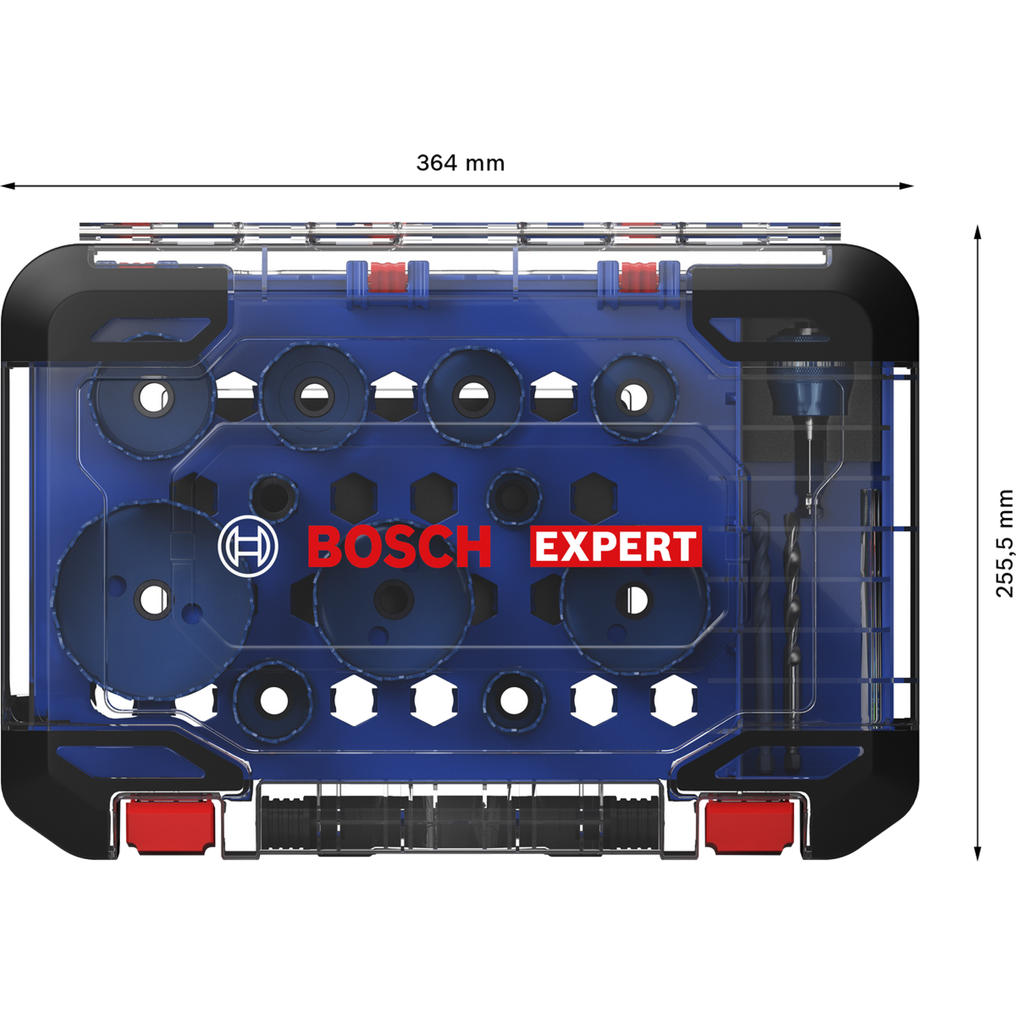Lochsäge-Set 'EXPERT Tough Material' 20-76 mm, 14-teilig