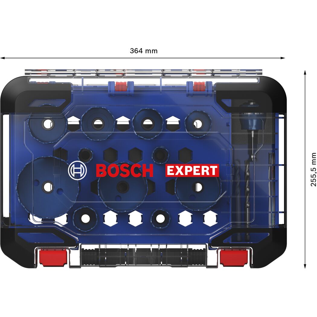 Lochsäge-Set 'EXPERT Tough Material' 20-76 mm, 14-teilig