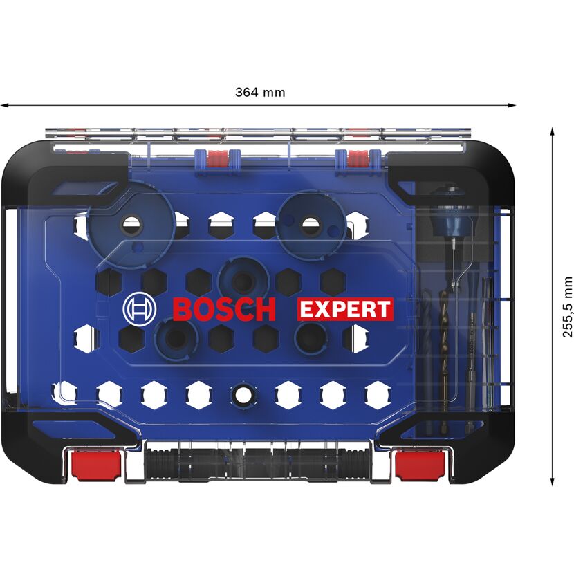 Lochsäge-Set 'EXPERT Construction Material' Ø 20-64 mm 10-teilig