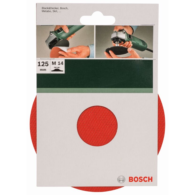 Gummischleifteller für Winkelschleifer 12,5 cm