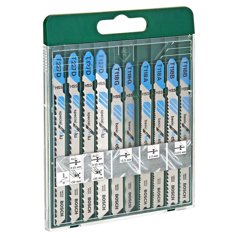 Stichsägeblätter von Bosch, 10er Set