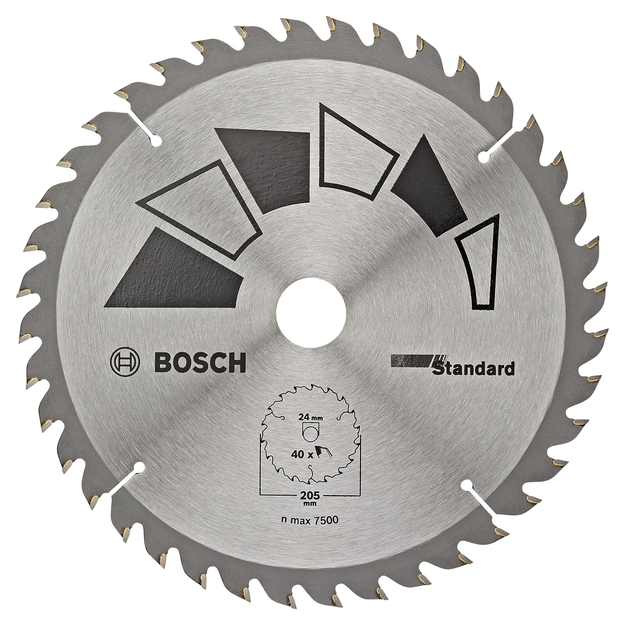 Kreissägeblatt Standard für Holzarbeiten von Bosch