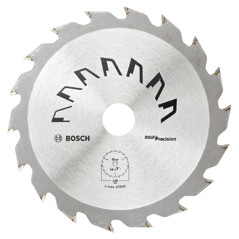 Kreissägeblatt Bosch Precision, 140 x 2 x 20 mm, 18 Zähne