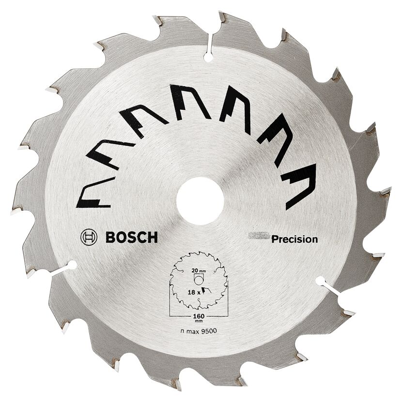 Kreissägeblatt 'Precision' 18 Zähne Ø 160 mm