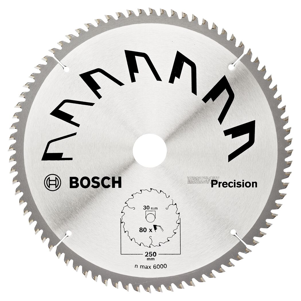 Kreissägeblatt 80 Zähne Ø 25 cm 'Precision'