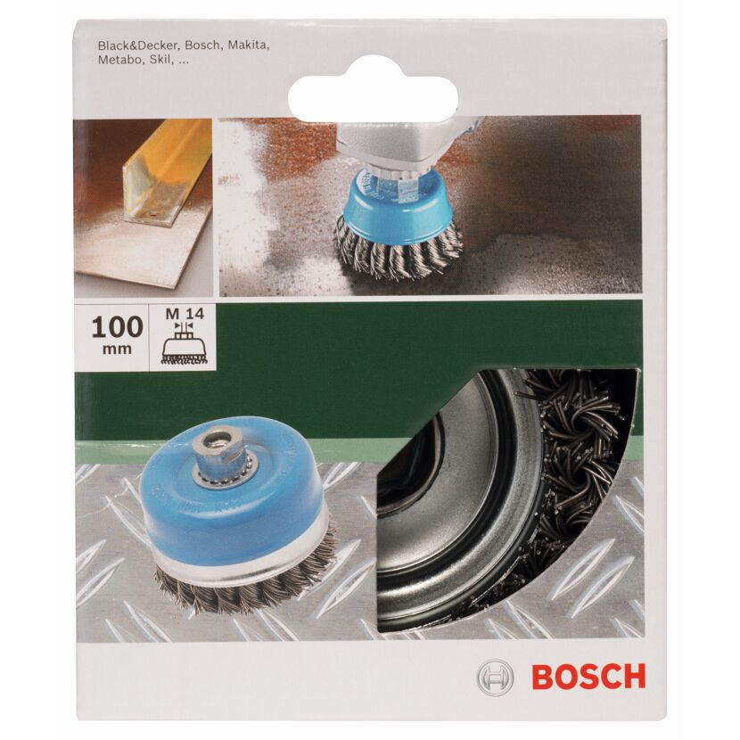 Drahtbürste 100 mm für Winkelschleifer
