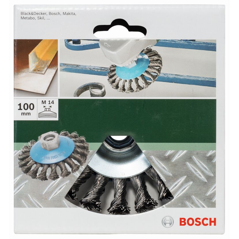 Draht Kegelbürste 100 mm von Bosch