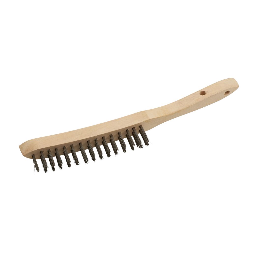 Drahtbürste mit Holzgriff