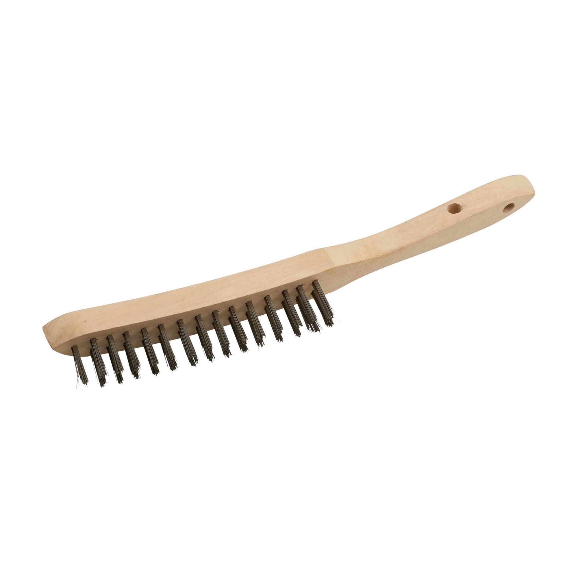 Drahtbürste mit Holzgriff