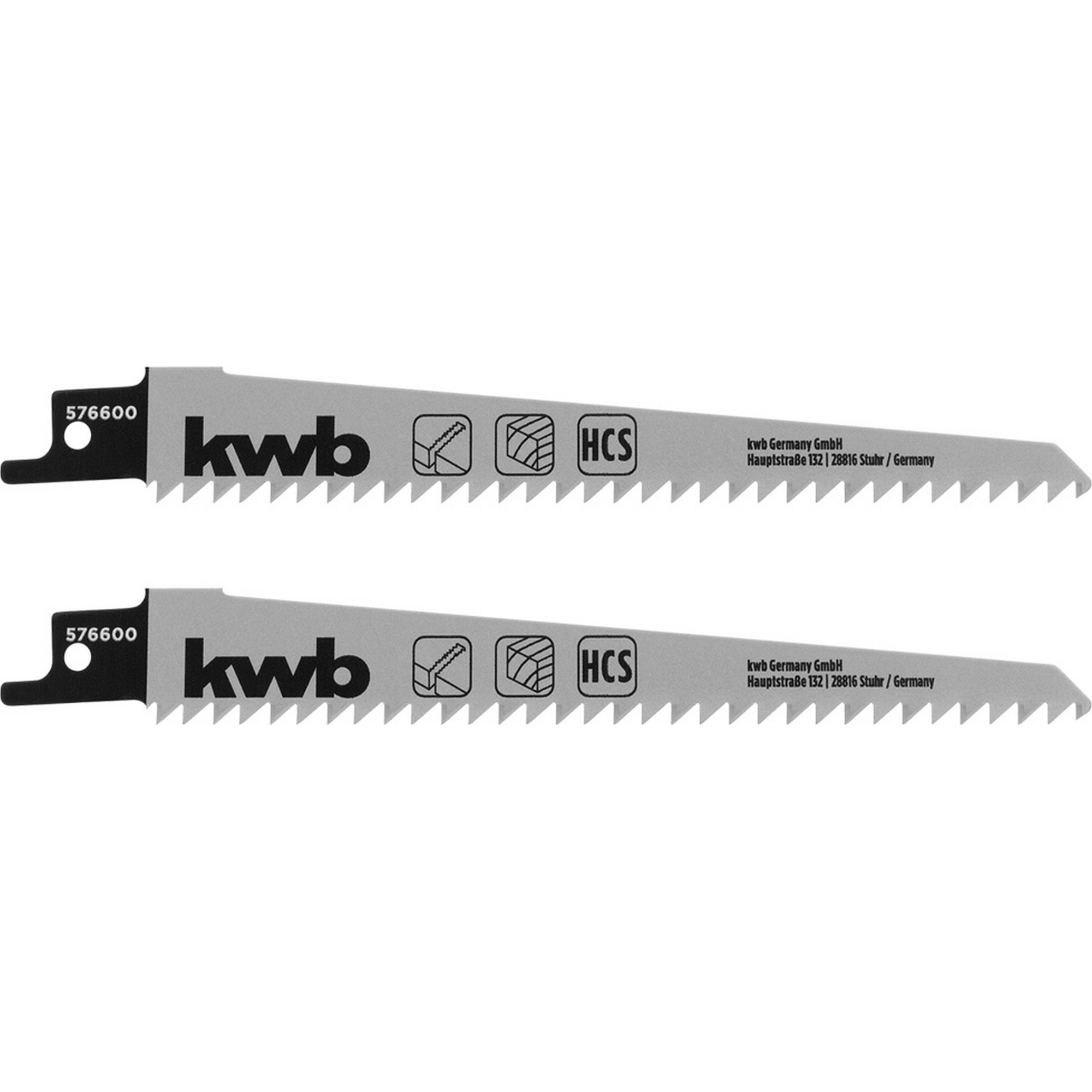 Säbelsägeblatt HCS mittel/kurve 2 Stück