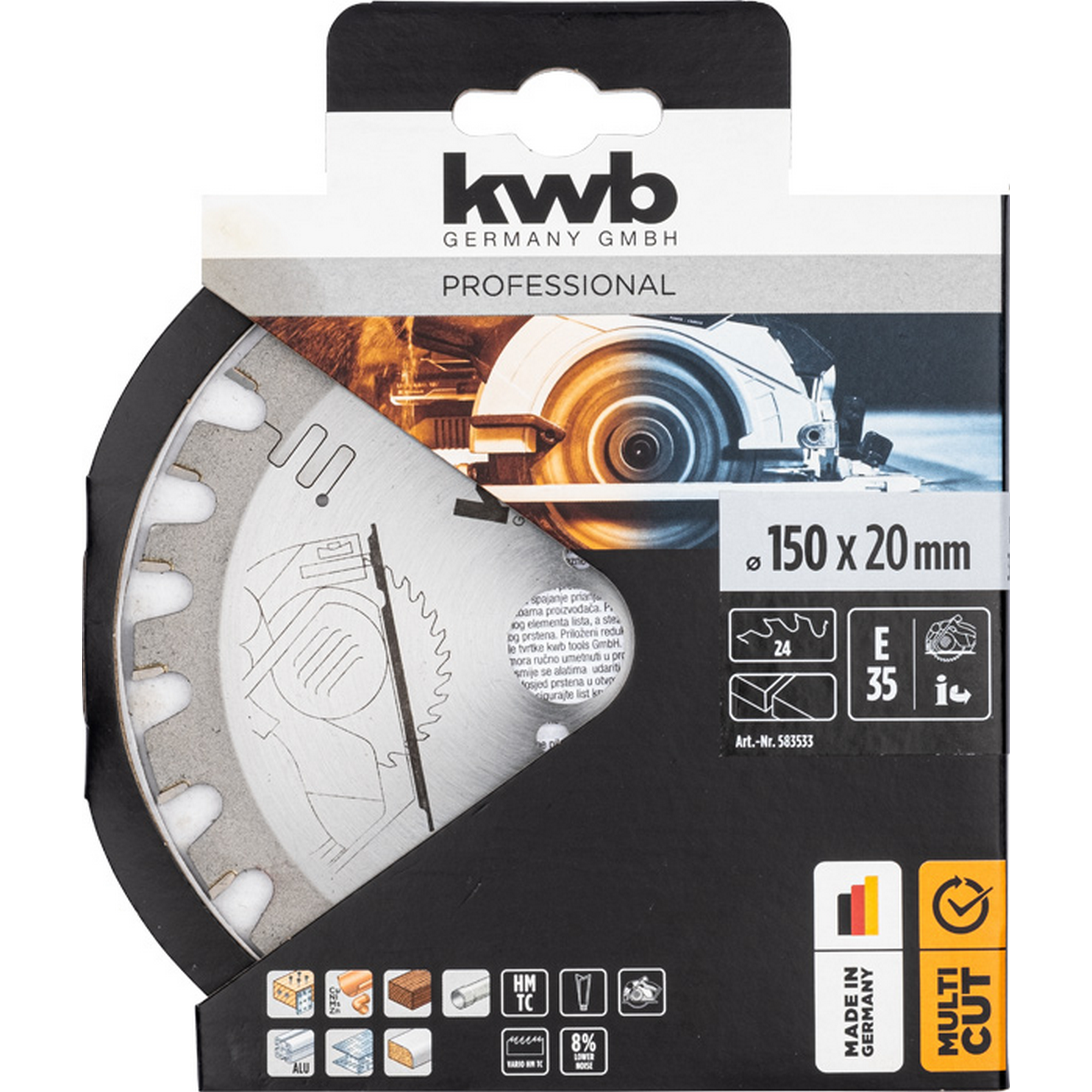 Kreissägeblatt 'Easy Cut' 'Easy Cut' Ø 150 x 2,8 x 20 mm