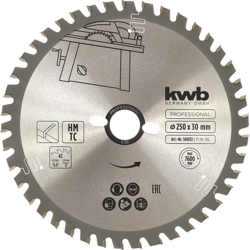 Kreissägeblatt 'Easy Cut' 'Easy Cut' Ø 250 x 3 x 30 mm
