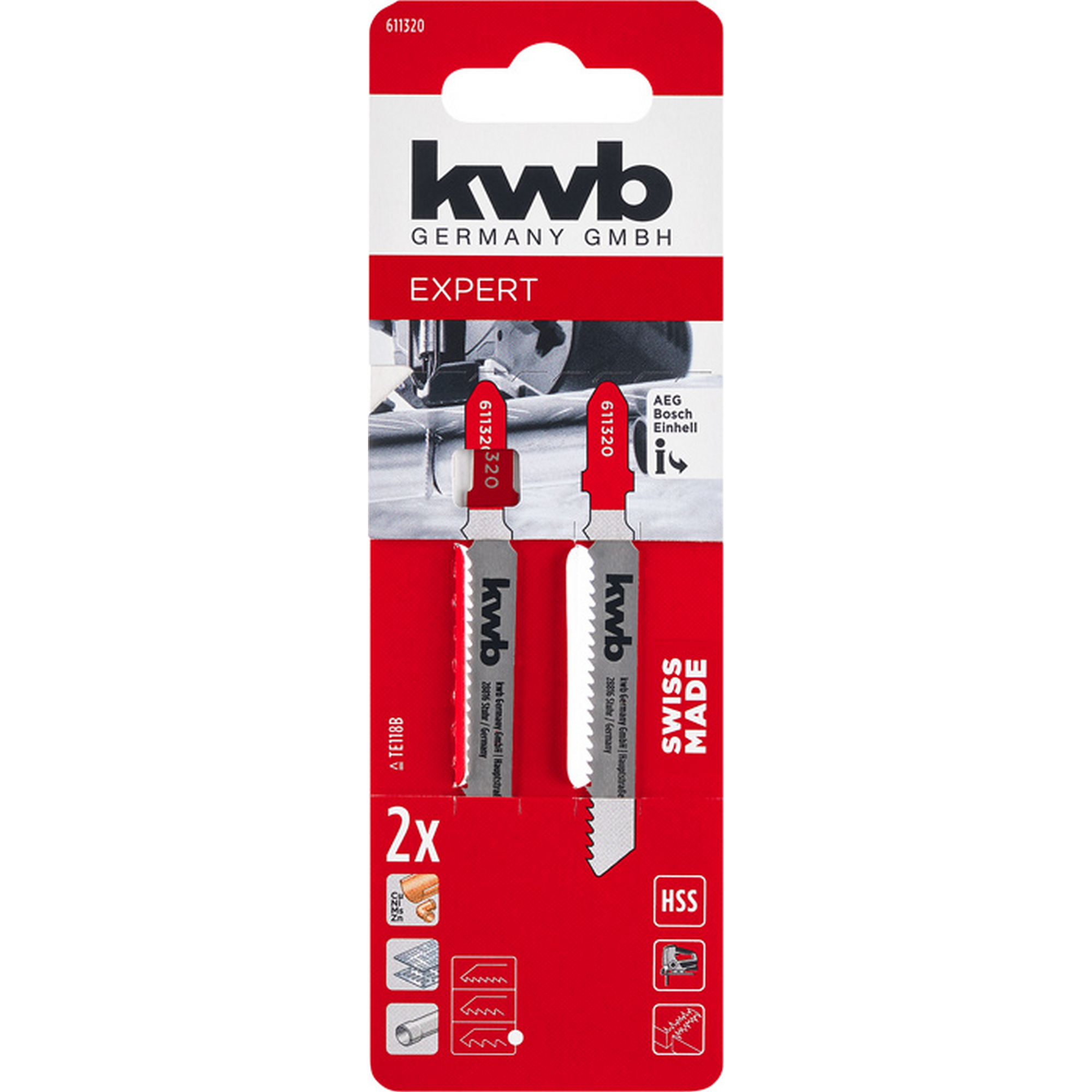 Stichsägeblatt HSS grob 2 Stück