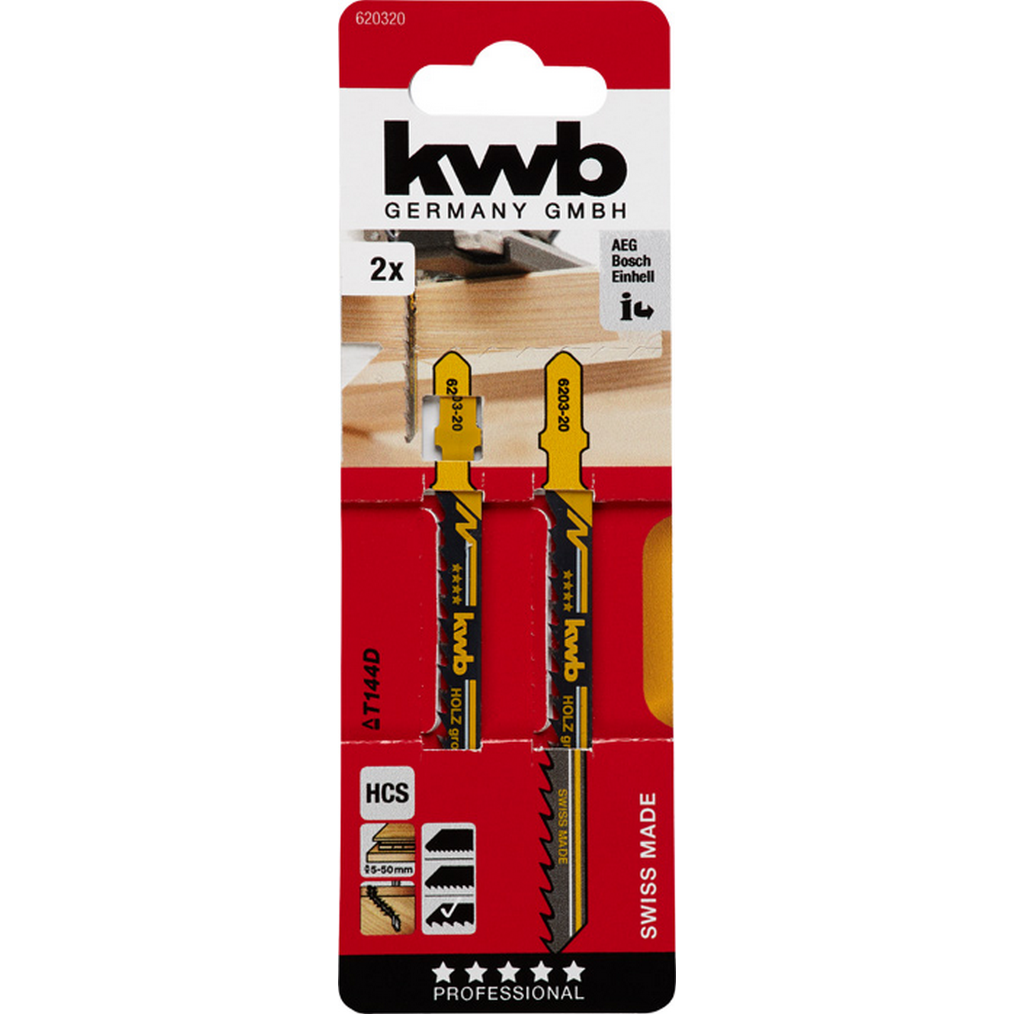 Stichsägeblatt HCS grob 2 Stück