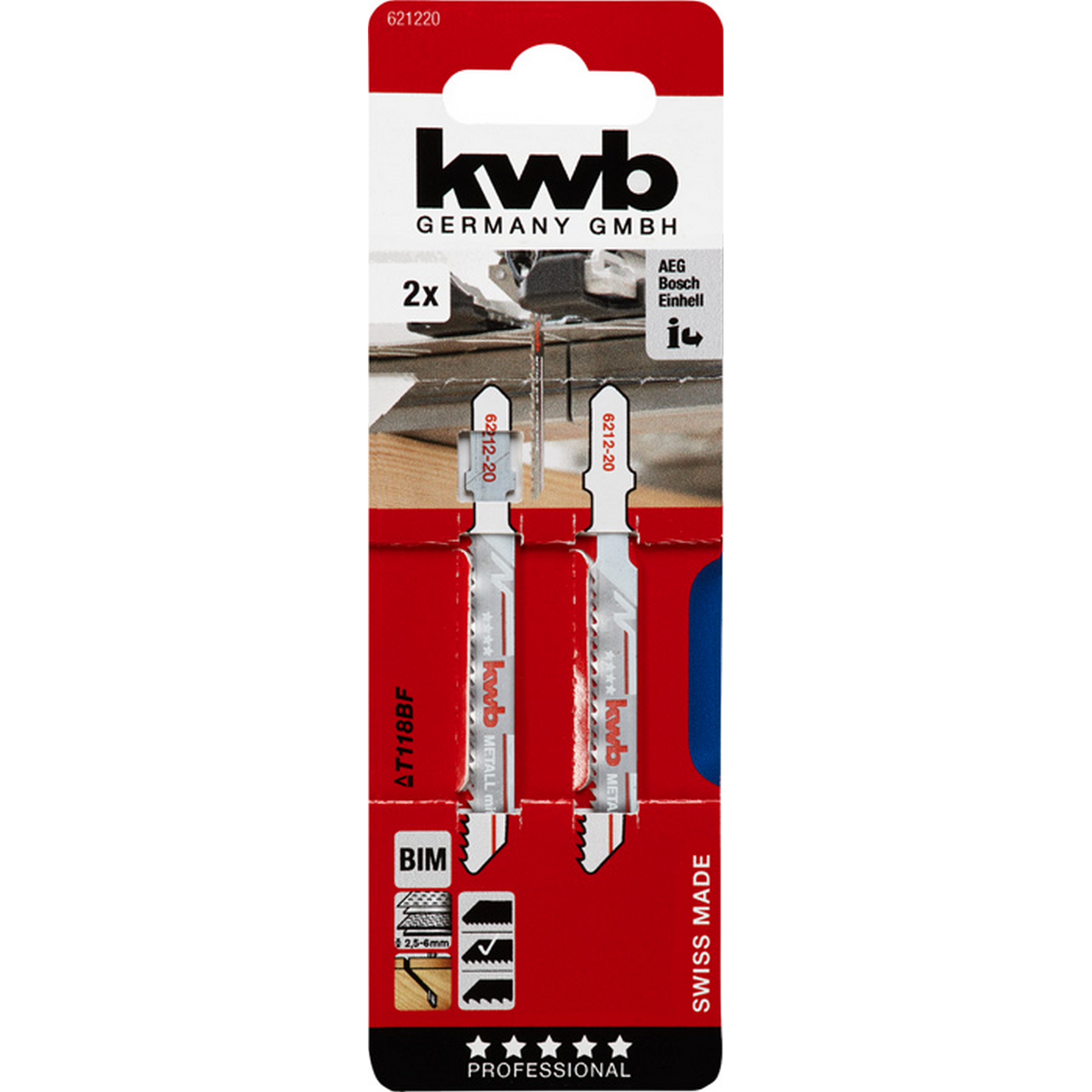 Stichsägeblatt BIM mittel 2 Stück