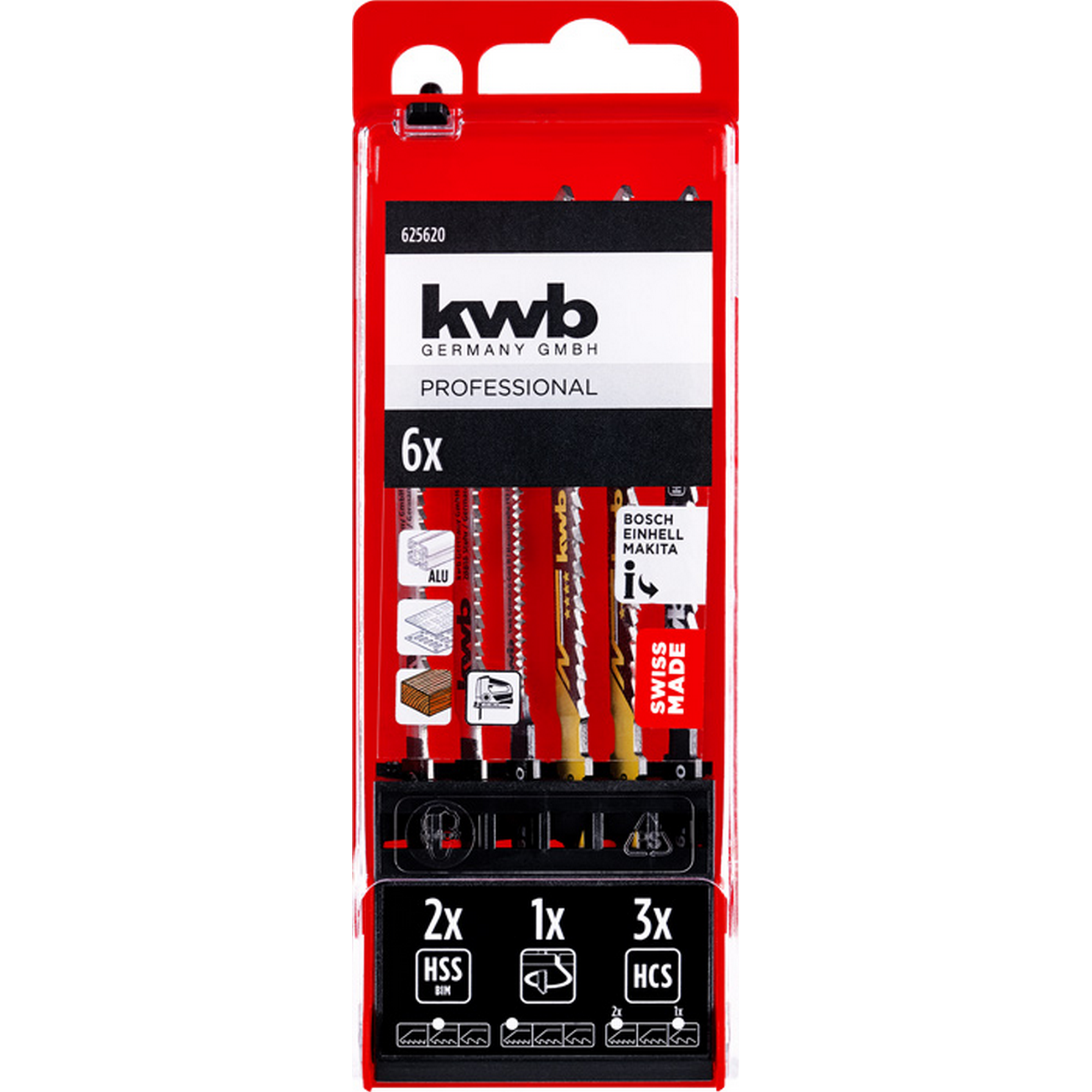 Stichsägeblatt-Set BIM/HCS 6-teilig